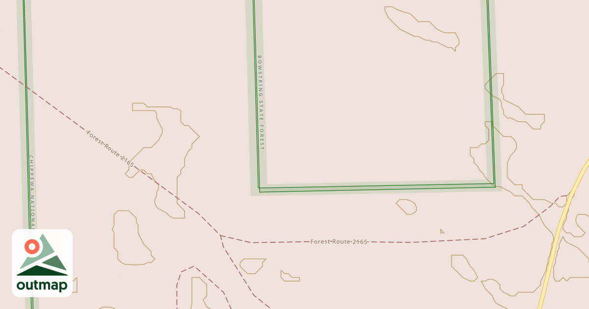 Map of CASS CO. 9 SPUR 2165