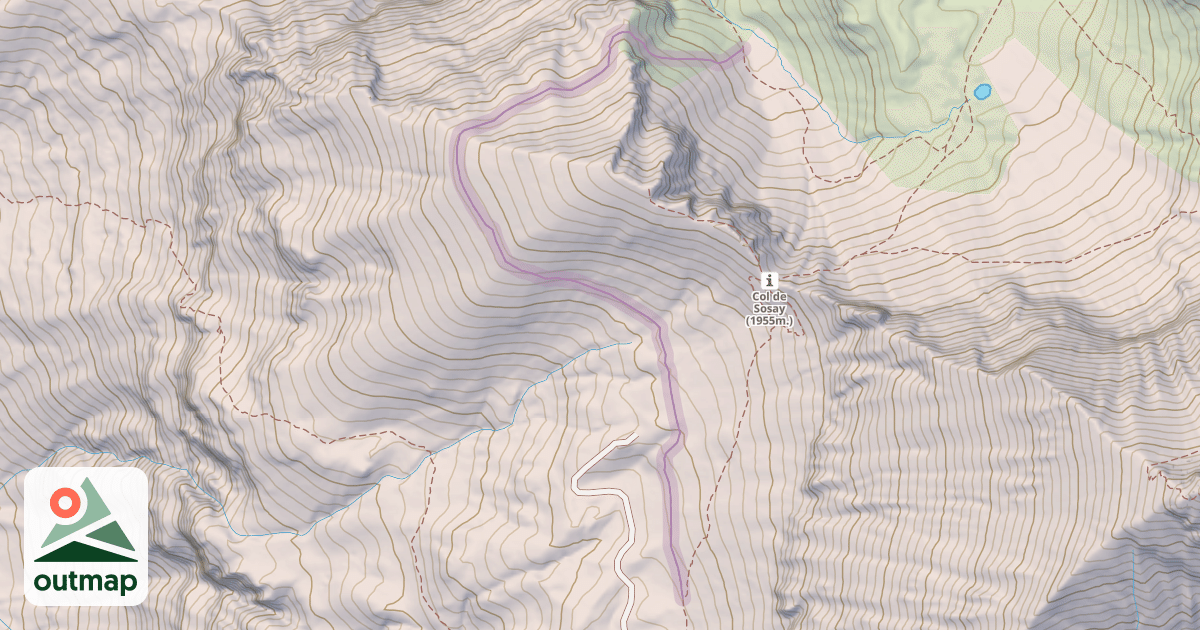 Map of Sentier du Voray