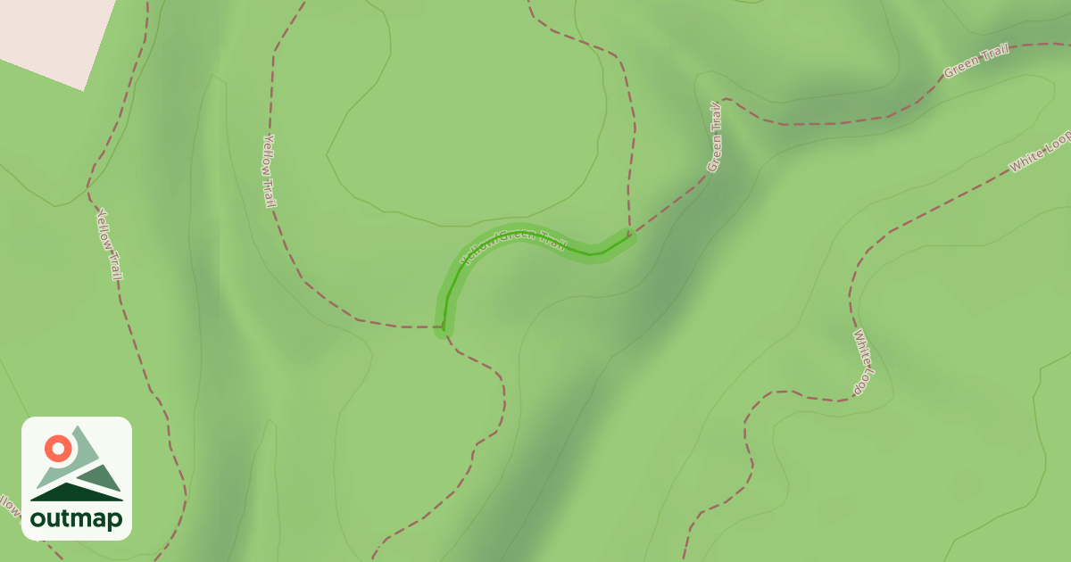 Map of Yellow/Green Trail