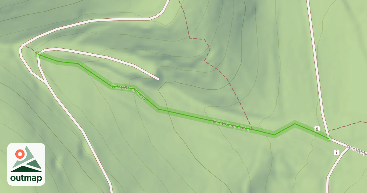 Map of Saint-Gangolfweg
