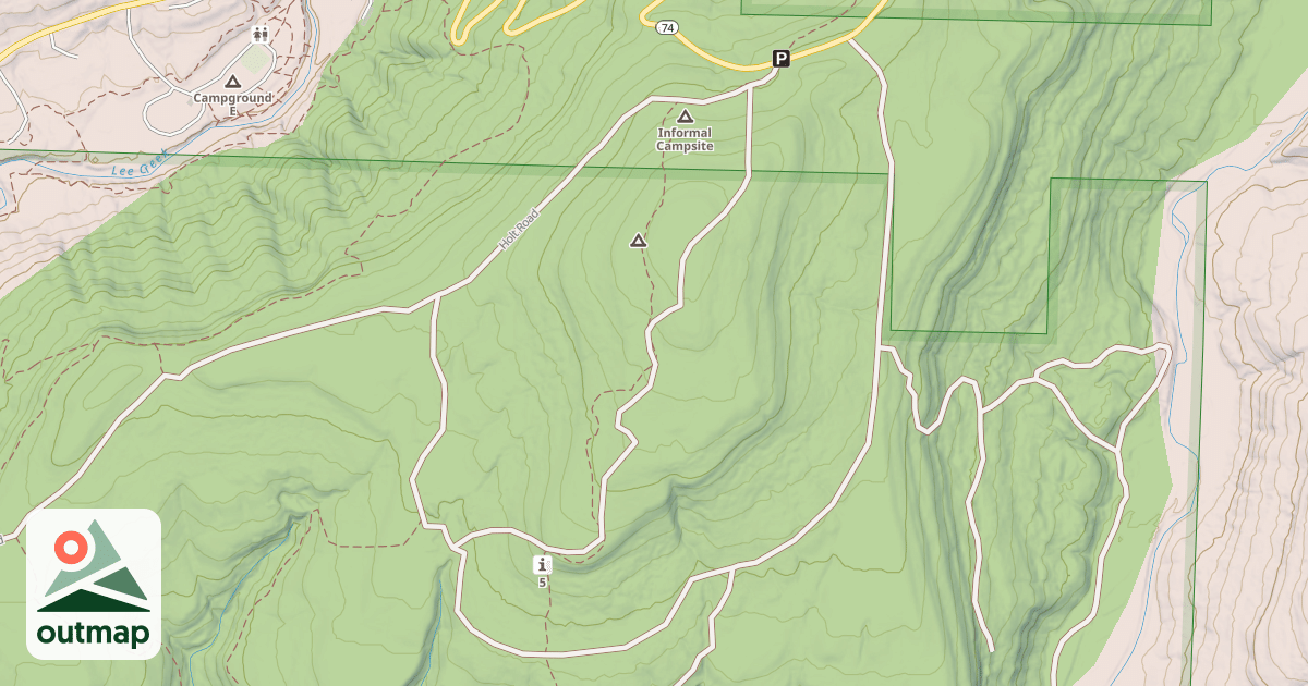 Map of USFS Motor Vehicle Use Map Roads {C6C66A04-62FF-4B22-99EA-516924718FD5}