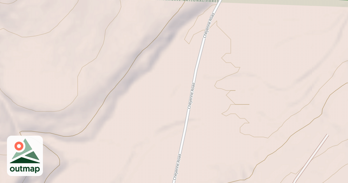 Map of USFS Motor Vehicle Use Map Roads {63599B93-0E51-41D1-BBF7-595E616521EE}