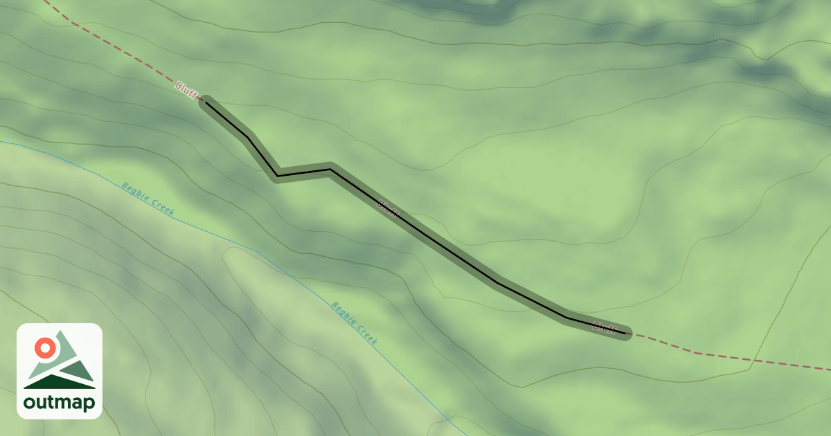 Map of Bluff