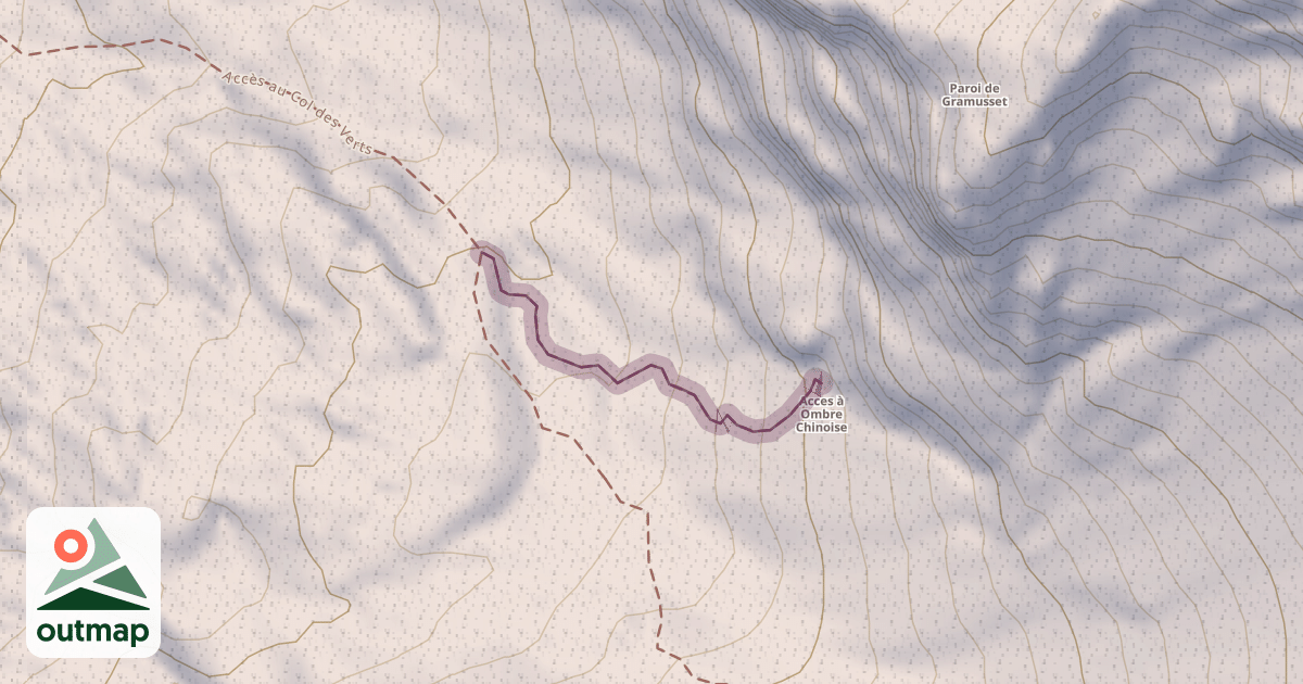 Map of Accès à la Voie "Ombre Chinoise"