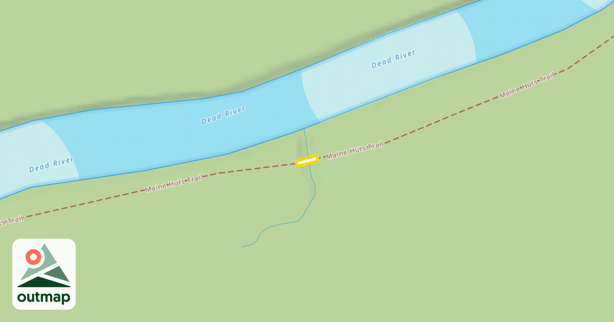 Map of Maine Huts Trail