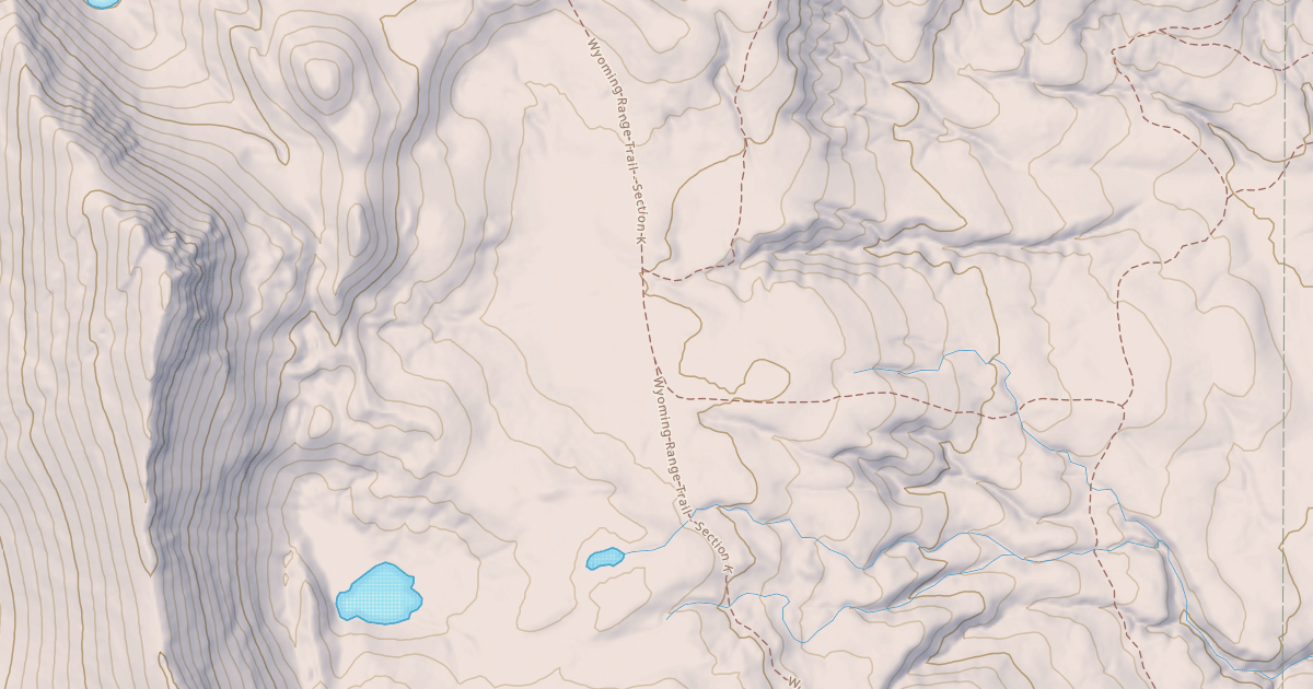 Map preview of Middle Piney North (H Trail)