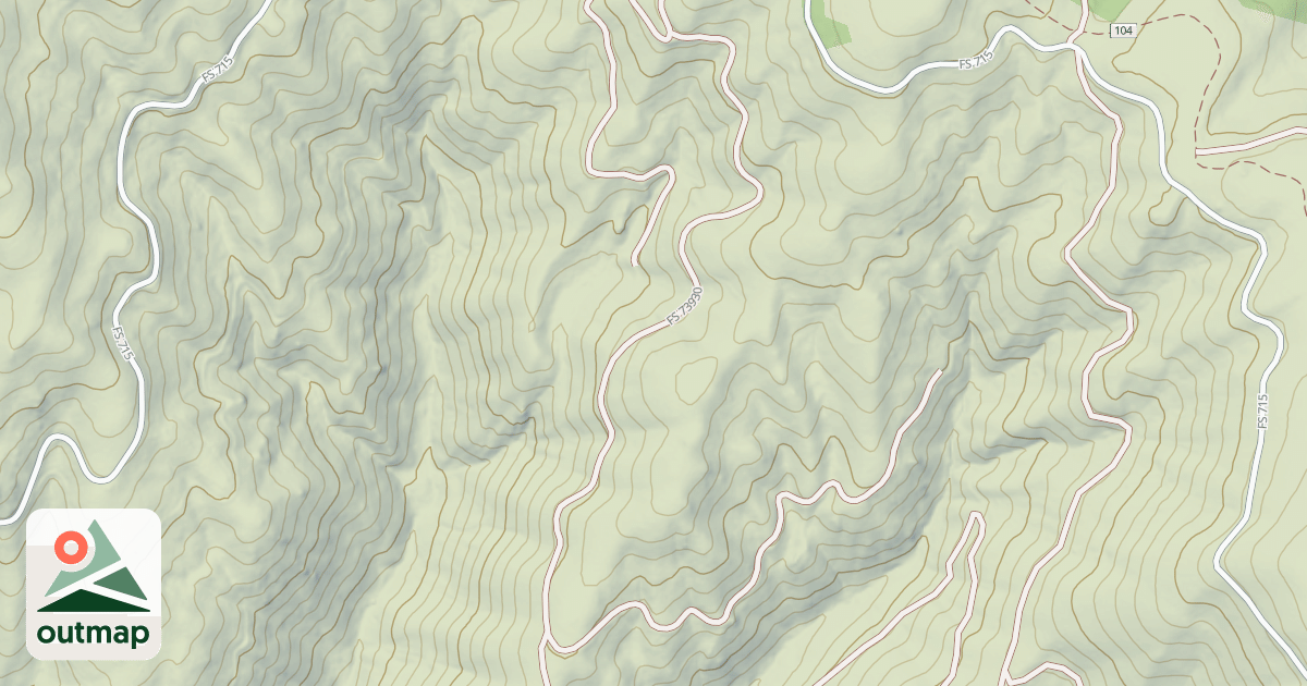 Map of (FDR) RYE CREEK