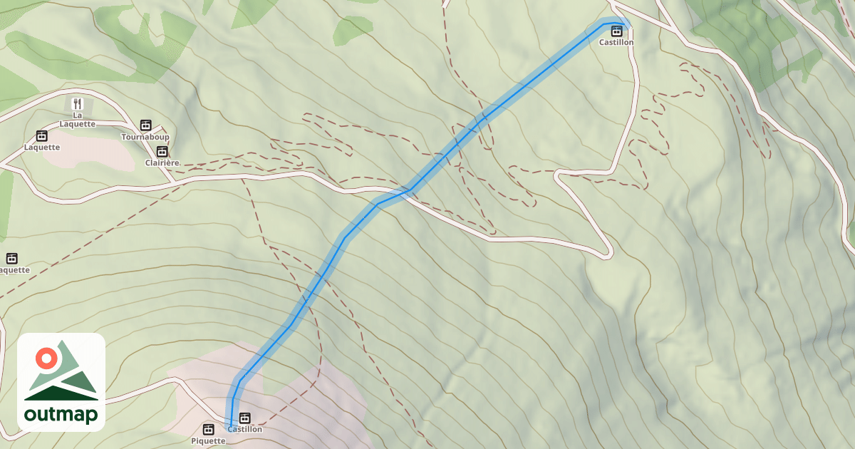 Map of Castillon