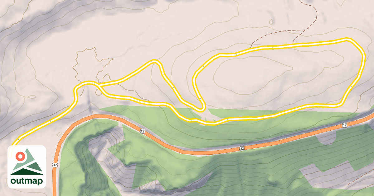 Map of Dog Lake Loop