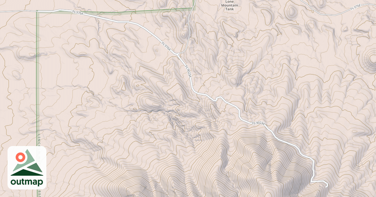 Map of USFS National Forest System Roads {1286AACA-AB14-41CD-8BC2-5BC4226BA699}