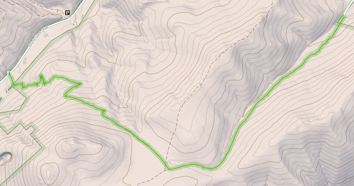 Map preview of Wakina Sky Trail