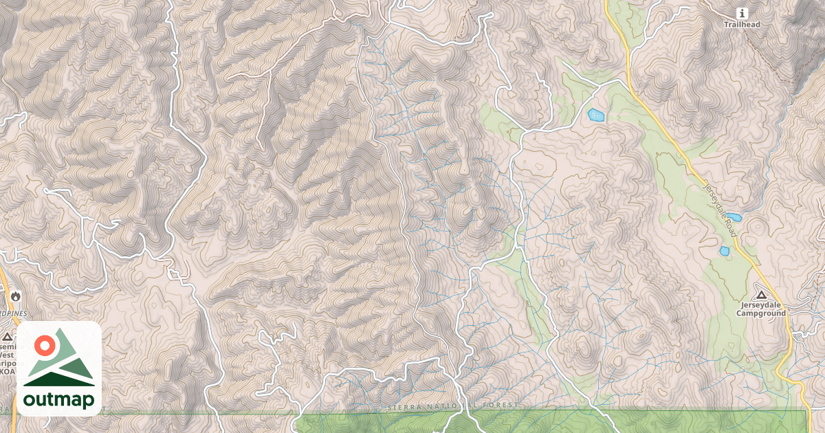 Map of BUCKINGHAM RIDGE