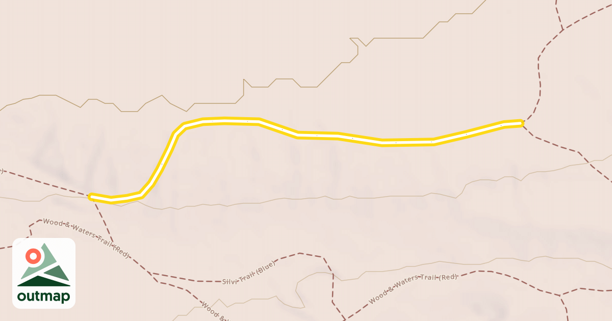 Map of Skidder Trail (Orange)