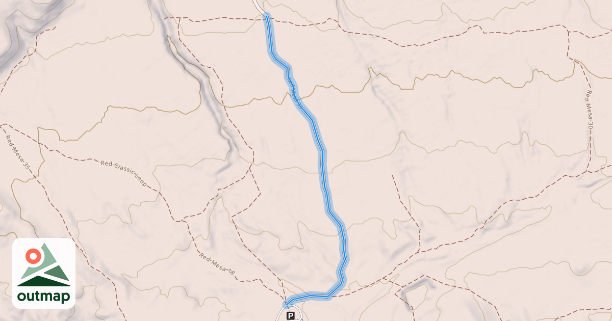 Map of Red Mesa 33