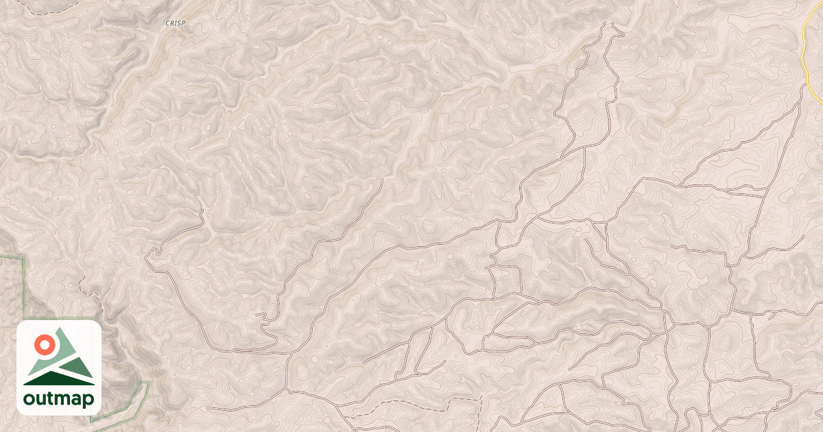 Map of BLUEWATER CANYON