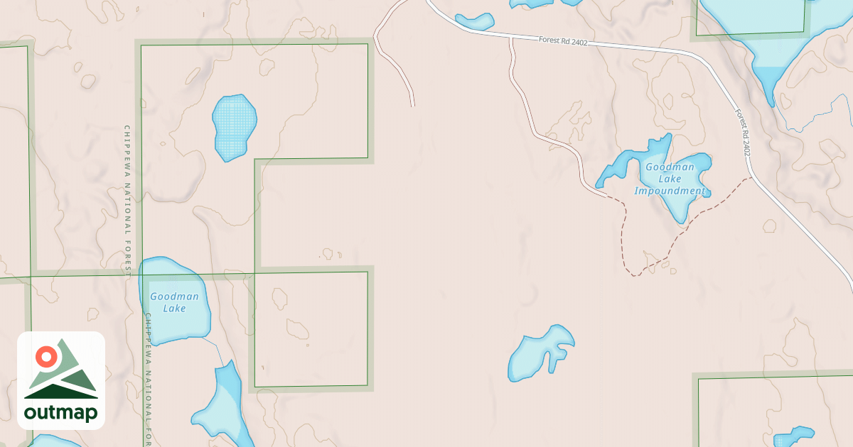 Map of FR 2684 SPUR A