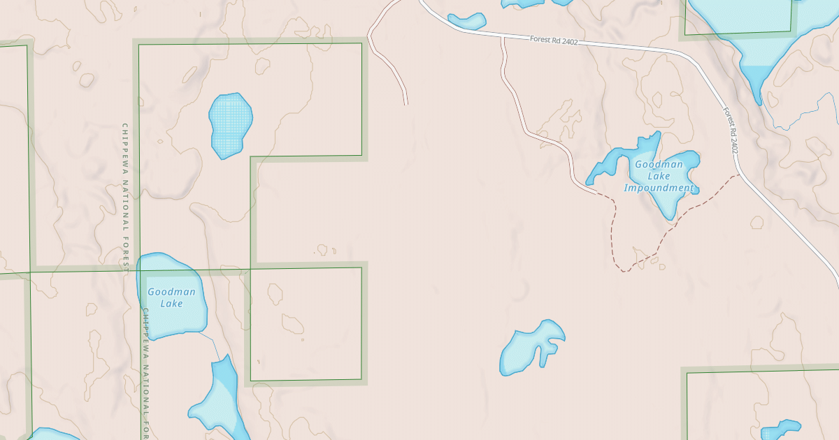 Map preview of FR 2684 SPUR A