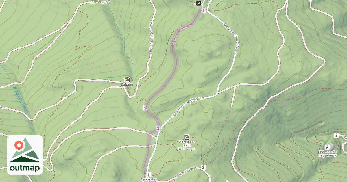 Map of Sentier de l'Écureuil