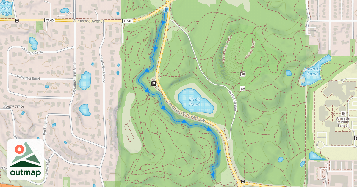 Map of Southwest Wirth