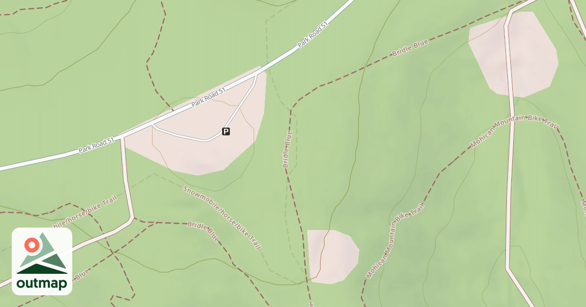 Map of Snowmobile Trail