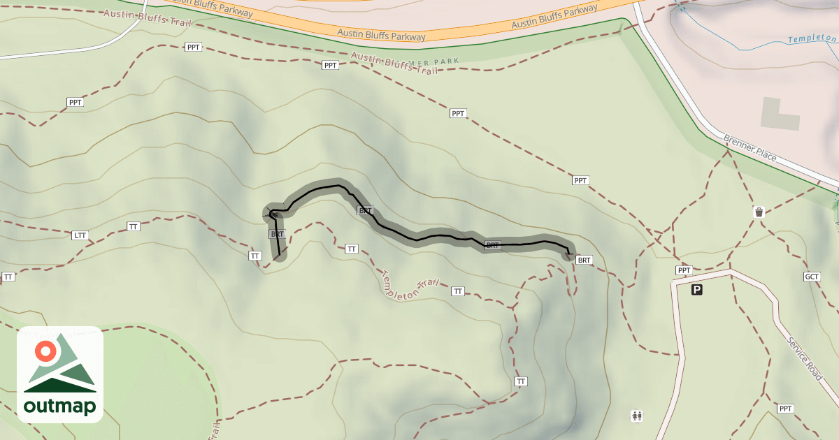 Map of Brenner Trail