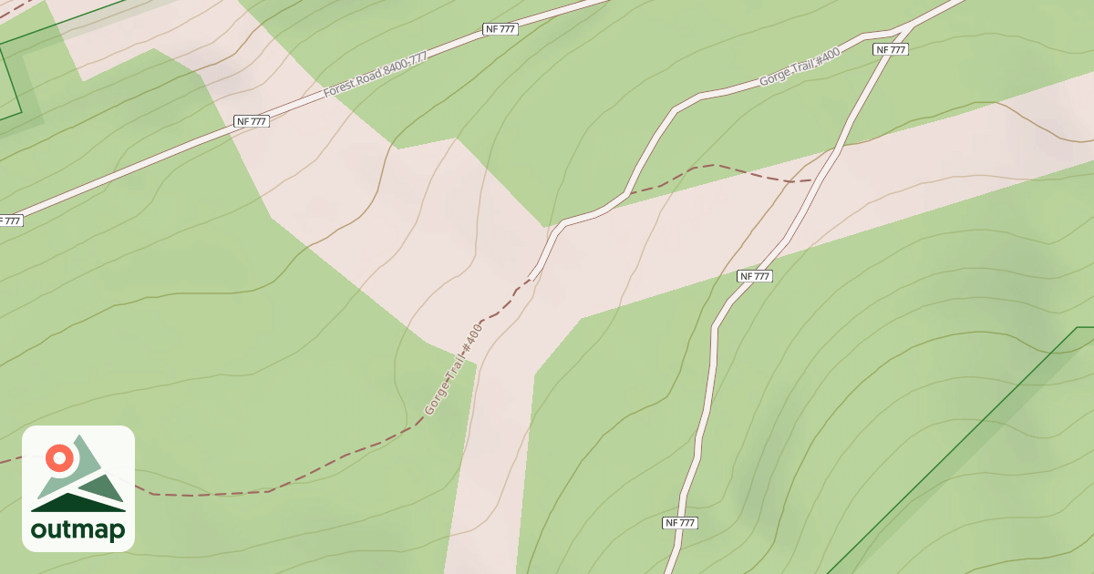 Map of USFS National Forest System Roads {07FBE6A3-4EC1-4E6B-9257-B86B195A73CA}