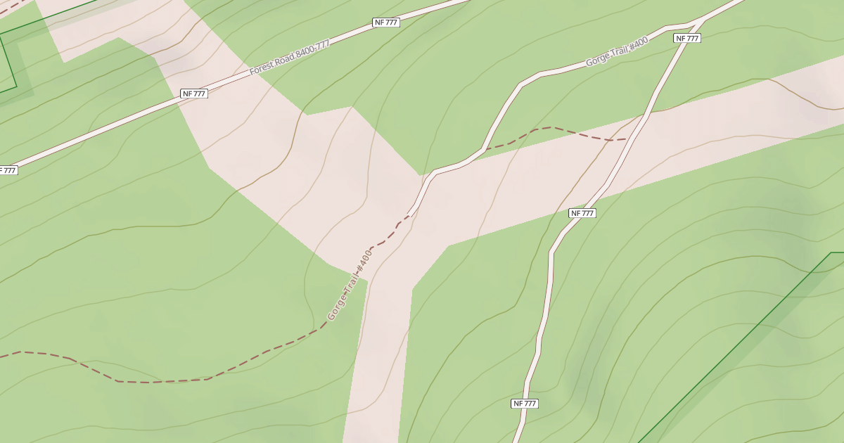 Map preview of USFS National Forest System Roads {07FBE6A3-4EC1-4E6B-9257-B86B195A73CA}