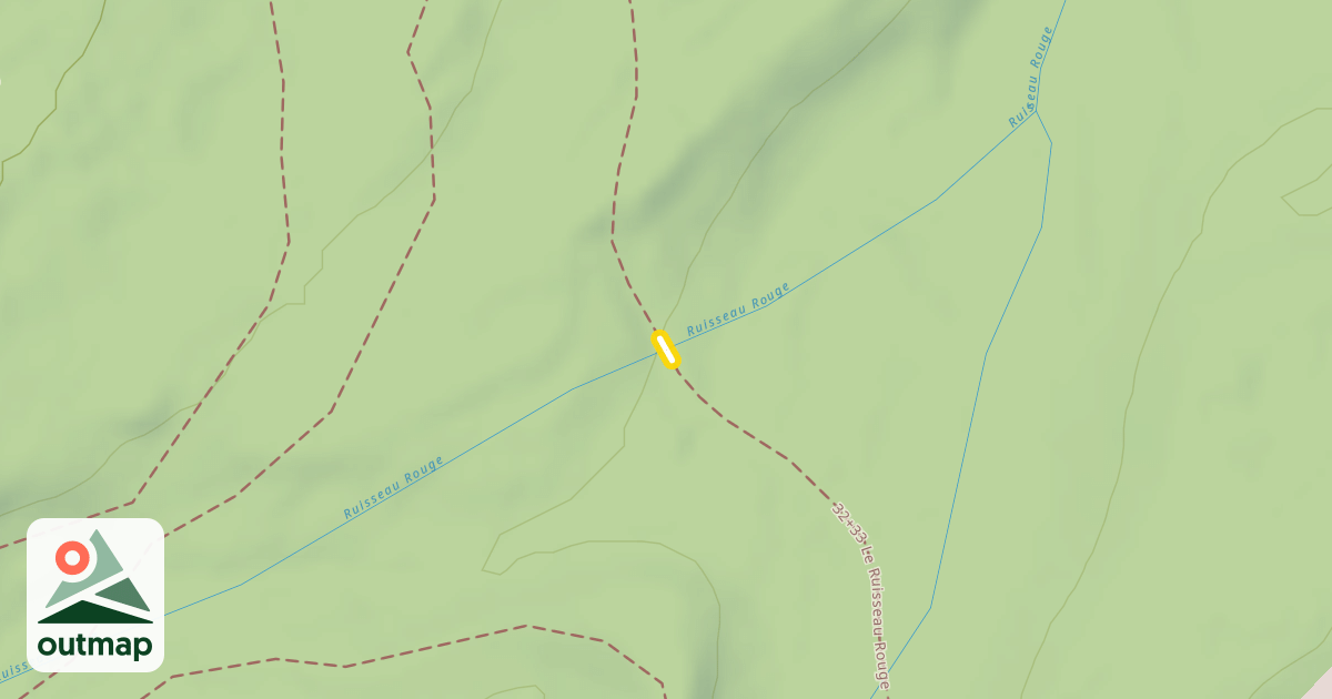 Map of 32+33 Le Ruisseau Rouge