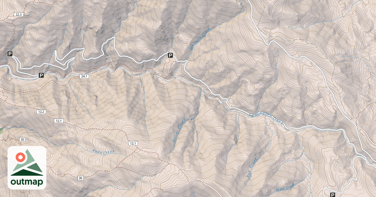 Map of FARMINGTON CANYON