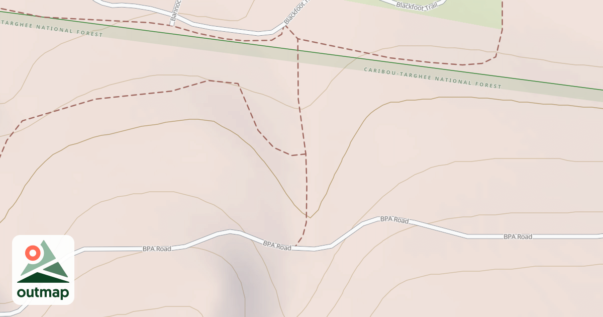 Map of SHERMAN SPRINGS