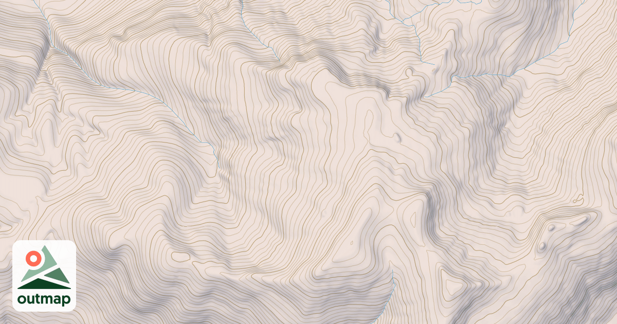 Map of Blue Point Ridge