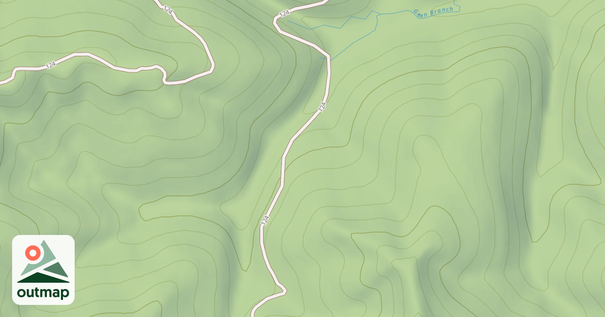Map of White Sulphur Ohv Trail