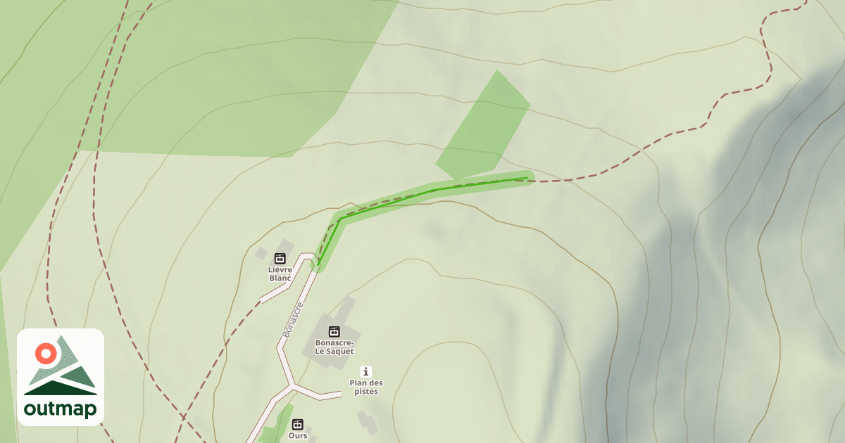 Map of Bonascre