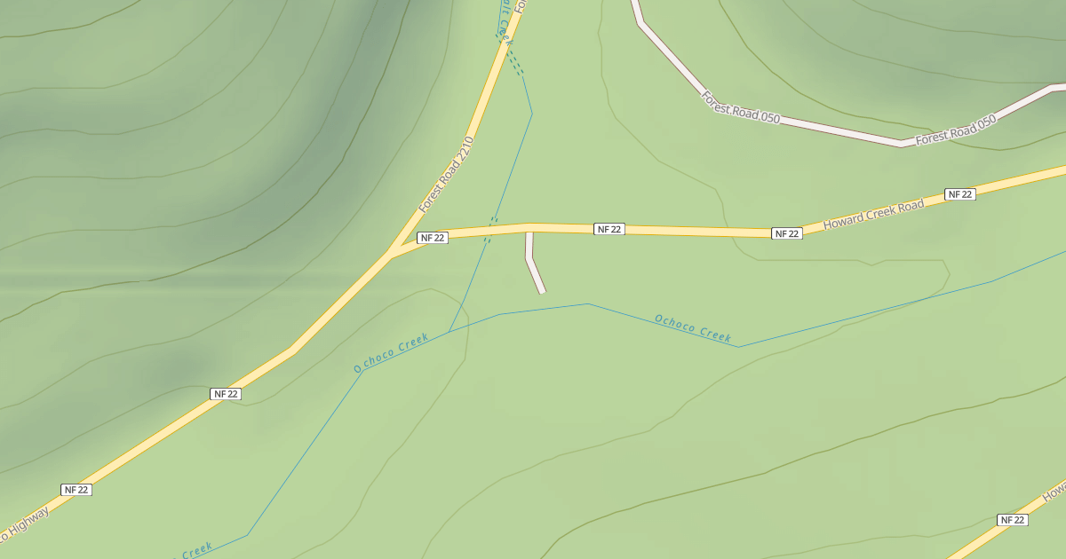 Map preview of USFS Motor Vehicle Use Map Roads {437A85AE-7BA2-4FDC-830F-4D82FEAFF0D0}