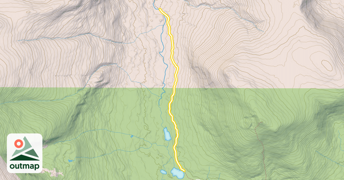Map of Russell Pond Trail