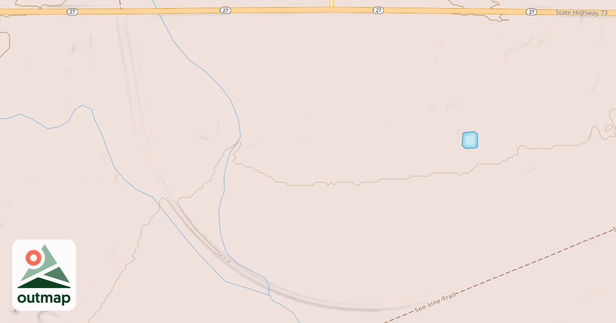 Map of Soo Line North: Carlton