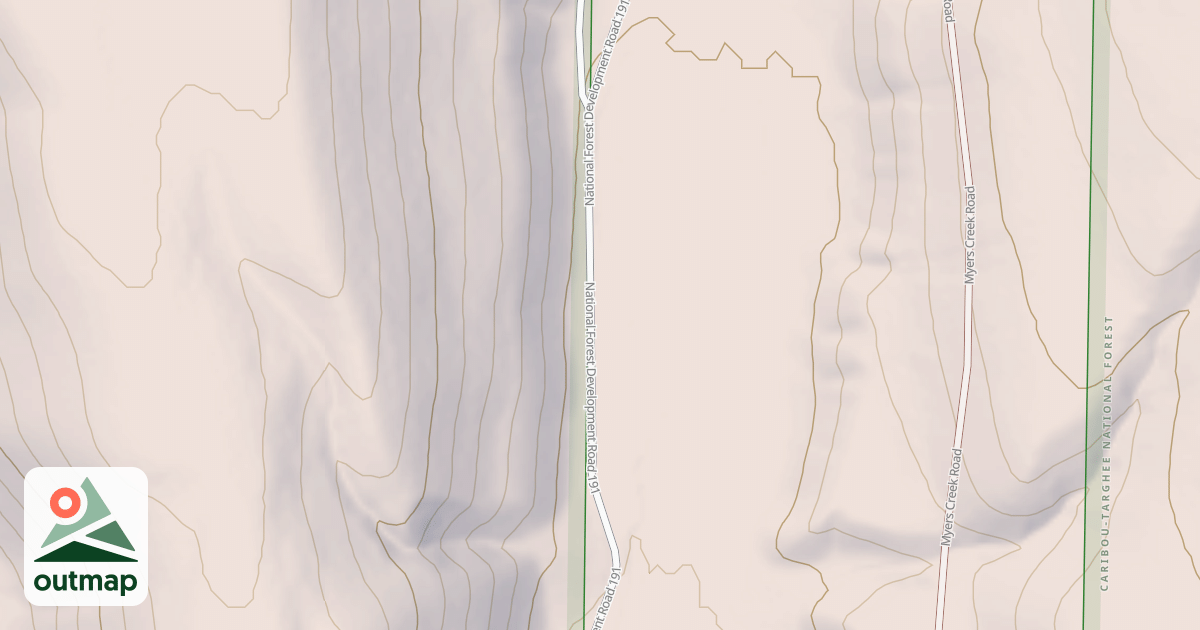 Map of CROOKED CREEK