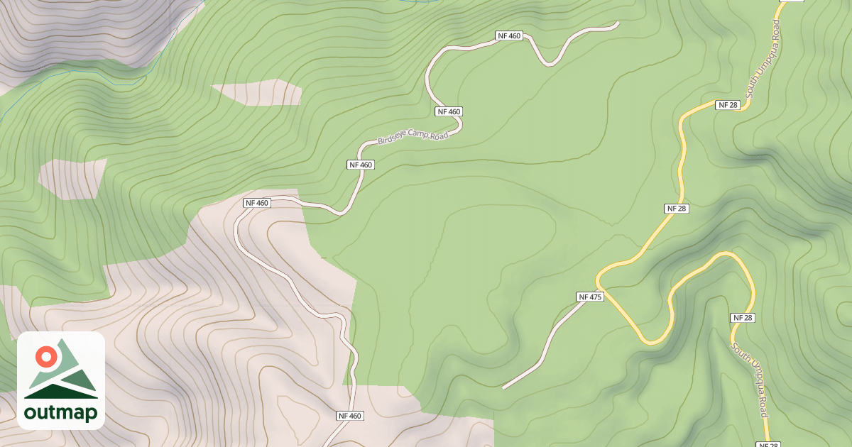 Map of BIRDSEYE CAMP