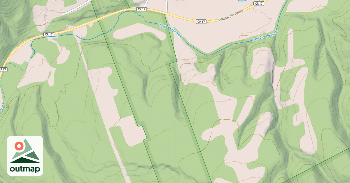 Map of TURKEY TRACT