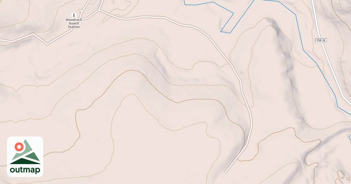 Map of WOODROCK PASSAGE