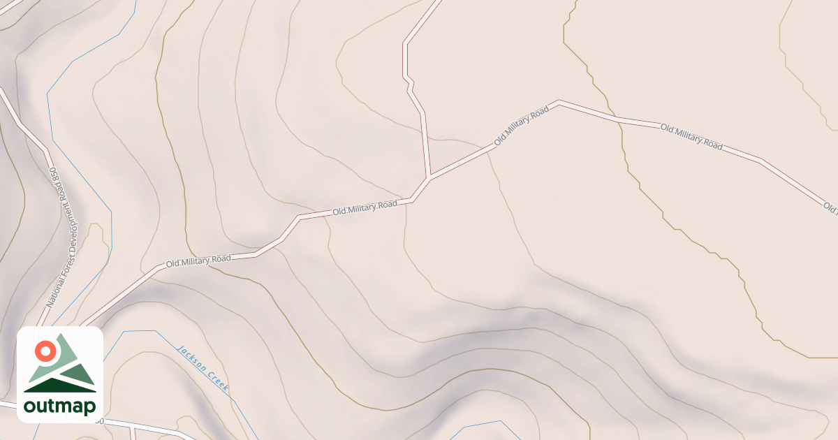 Map of USFS National Forest System Roads {DFE4E4DD-7040-4562-B7F7-5C6EE84EAEBB}