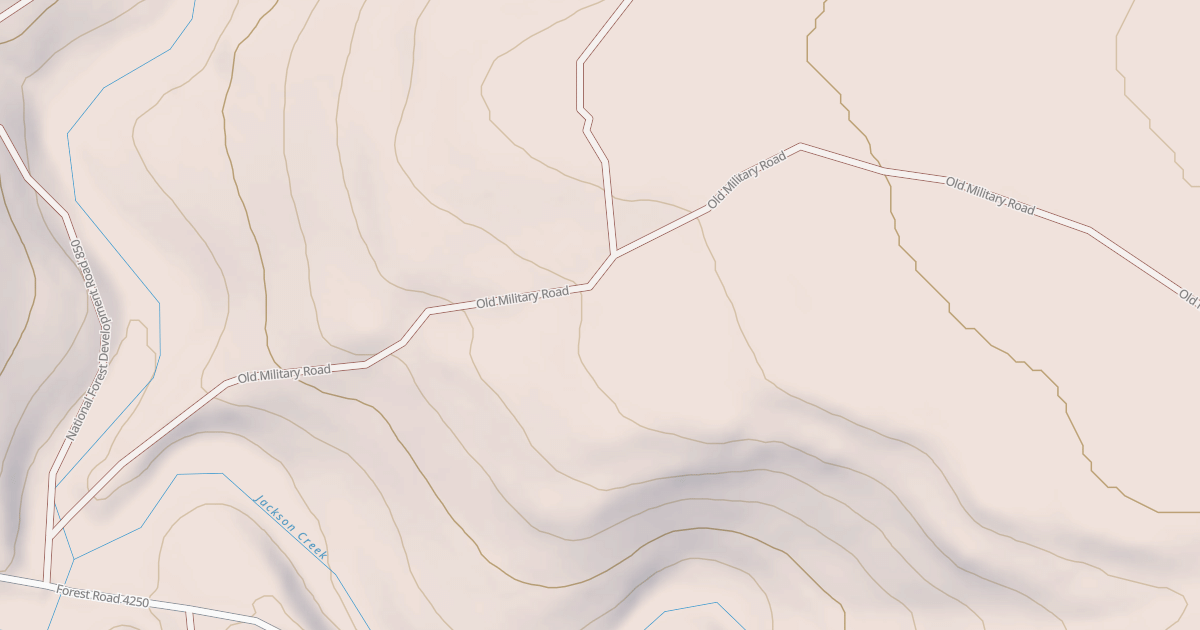 Map preview of USFS National Forest System Roads {DFE4E4DD-7040-4562-B7F7-5C6EE84EAEBB}