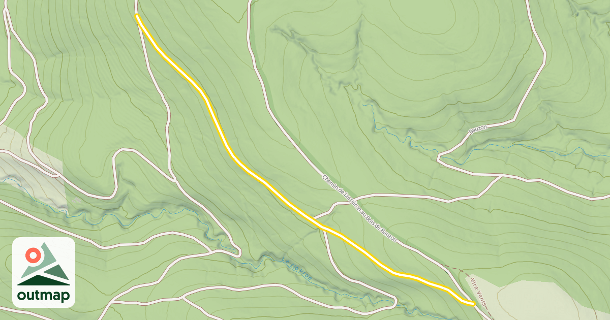 Map of Montsézieux