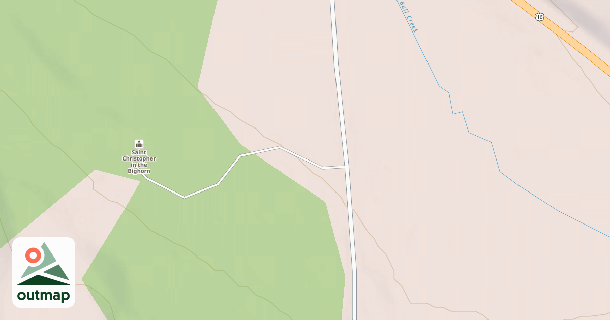 Map of CHAPEL DE ST. CHRISTOPHE