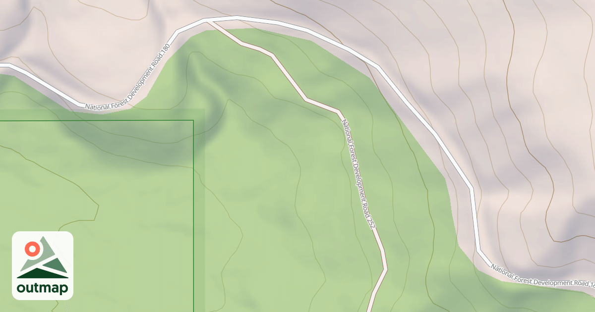 Map of USFS Motor Vehicle Use Map Roads {05B36A80-3916-4AC0-9269-EDF028627A02}