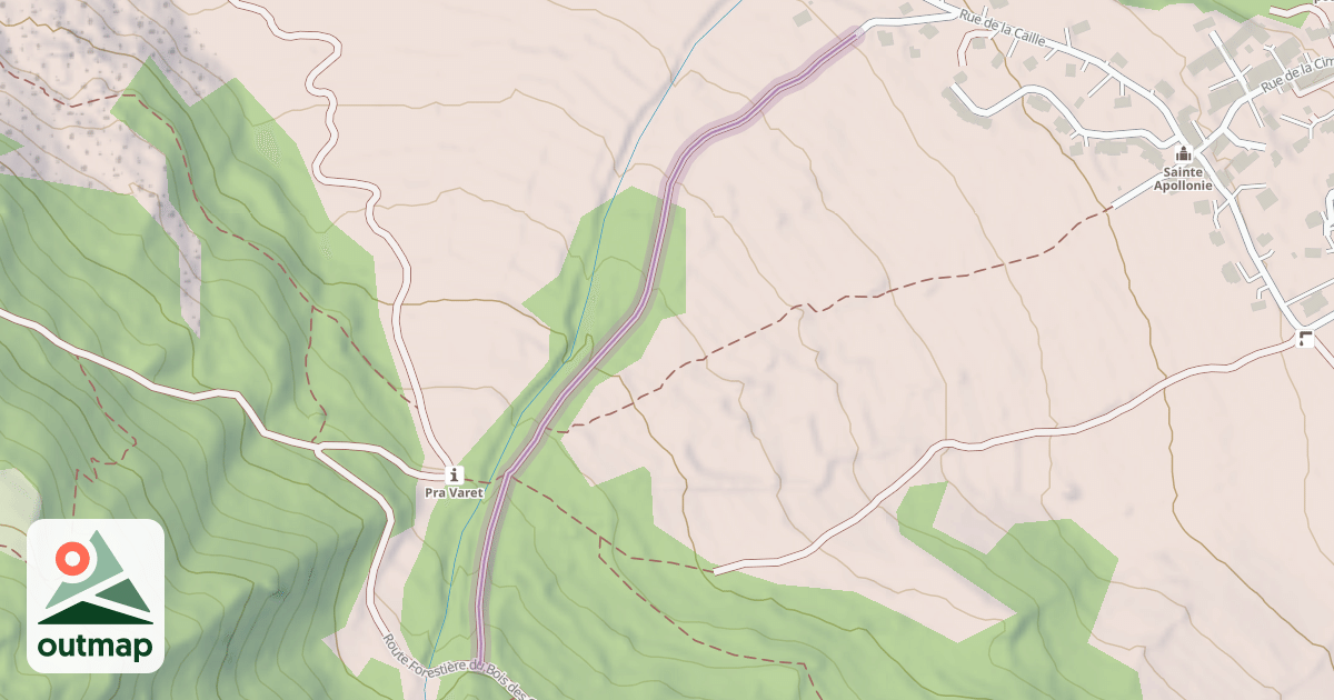 Map of Chemin de la Draye