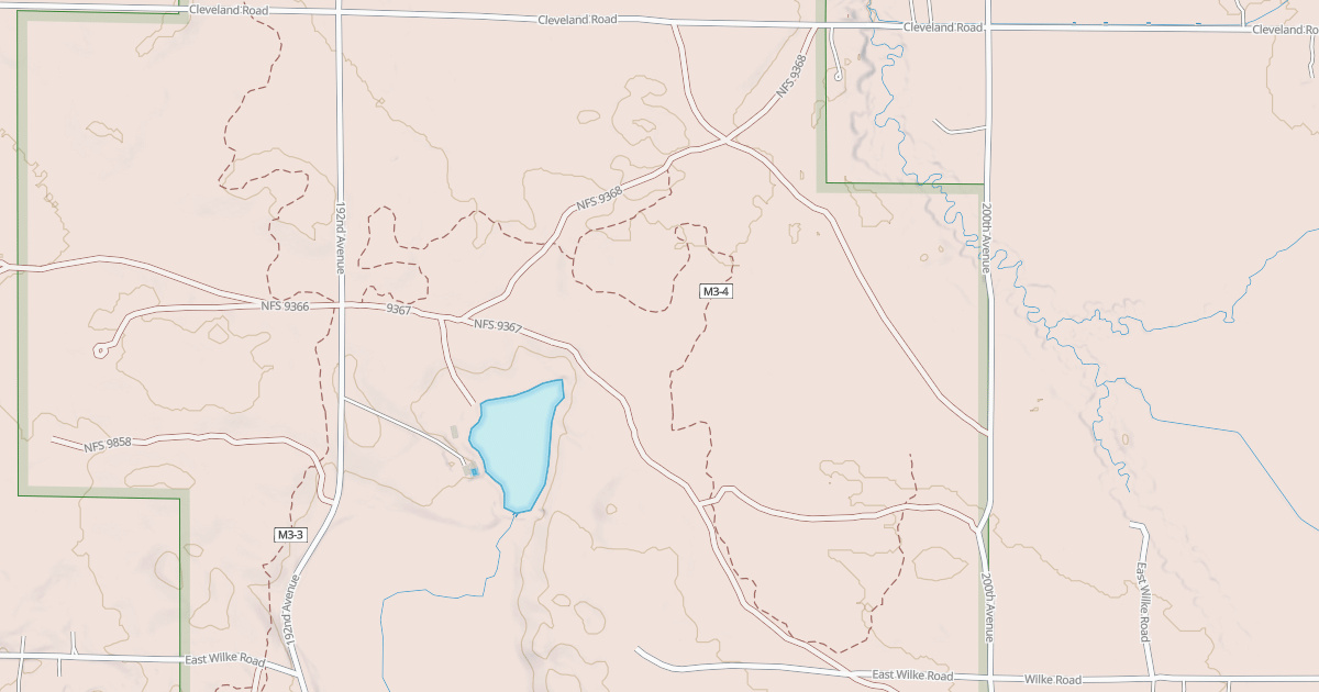 Map preview of HORSESHOE MOTORCYCLE TRAIL