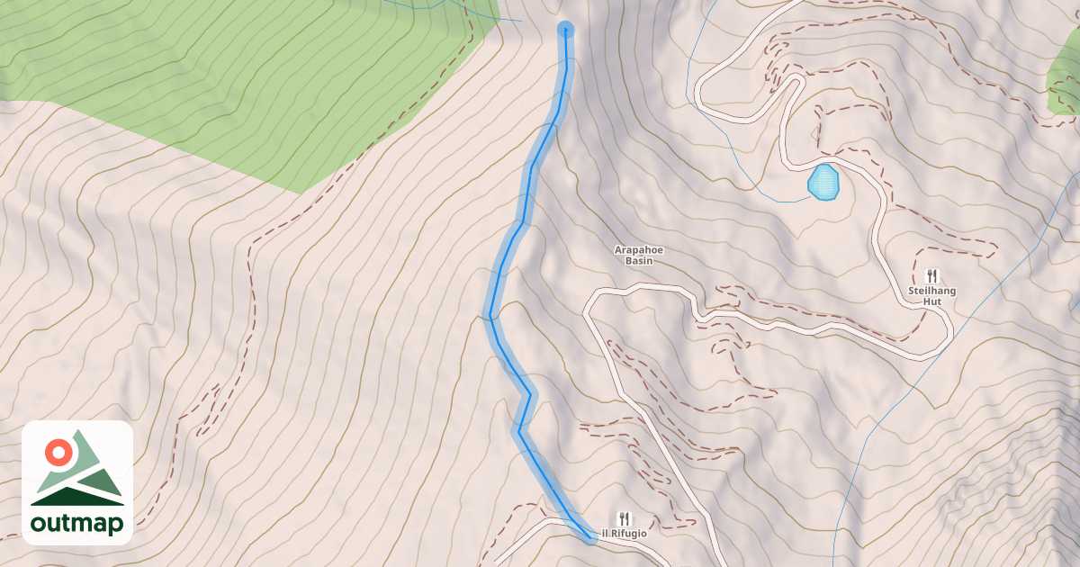 Map of Cornice Run