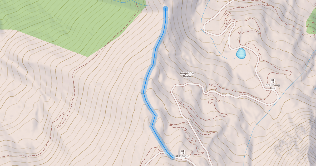 Map preview of Cornice Run