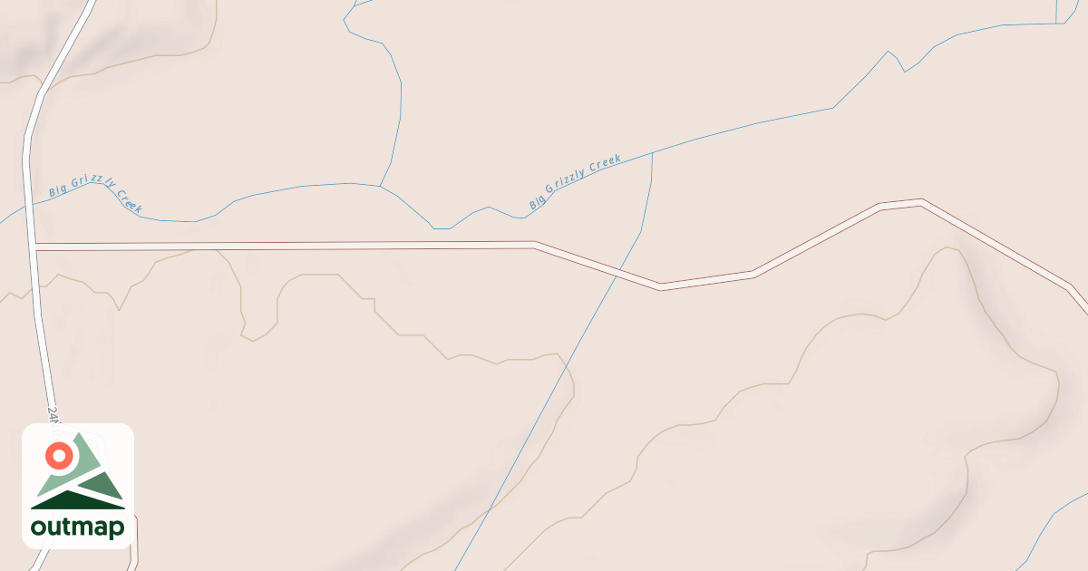 Map of BIG GRIZZLY CR.